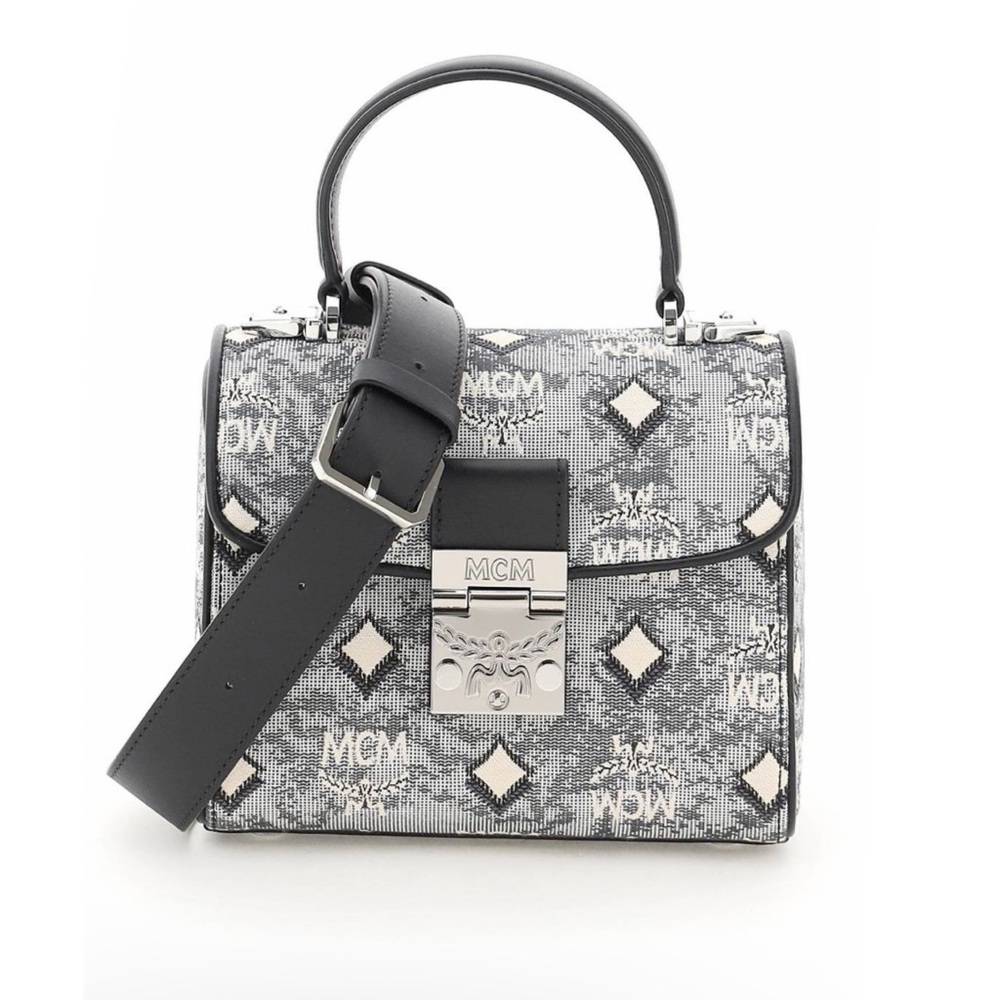 MCM Vintage Jacquard Small Tote Bag New Crossbody